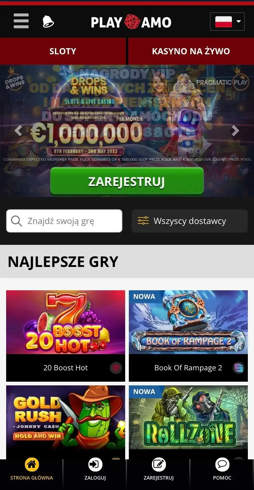 Play Amo Casino Mobile Review